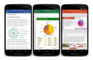 Microsoft released Office suite for smartphones running Android