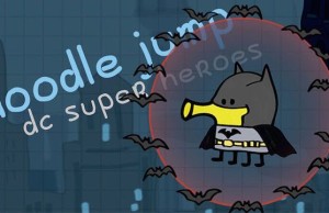 Doodle Jump DC Super Heroes - another ironic setting for Batman