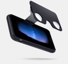 Figment VR Case for iPhone is equipped with a virtual reality glasses