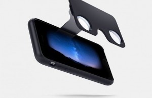 Figment VR Case for iPhone is equipped with a virtual reality glasses